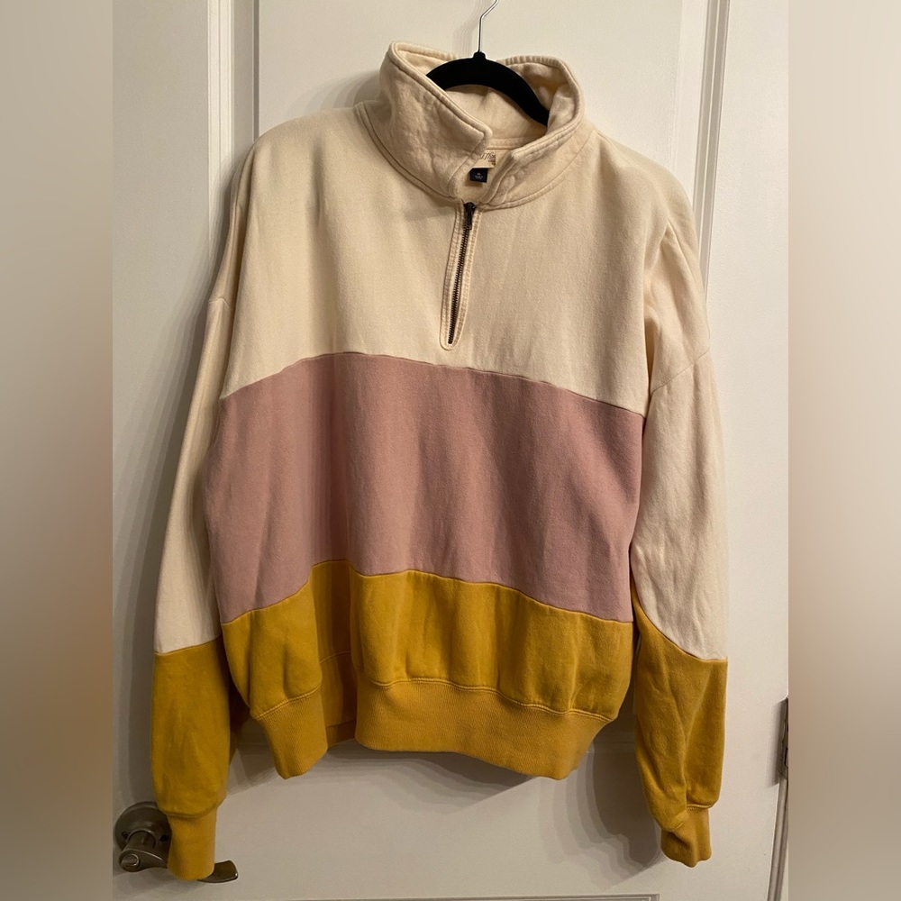 Half zip hoodie